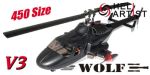 HA450AF003RV3 HA 450 AF 003 RV 3 - Airwolf mit Einziehfahrwerk _ Lichtsystem (schwarz)