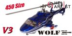 HA450AF004RV3 HA 450 AF 004 RV 3 - Airwolf mit Einziehfahrwerk _ Lichtsystem (blau)