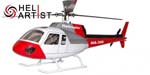 HA450AS3501 HA 450 AS 3501 - AS350 AS 350 Fiber Glass Fuselage (Red)