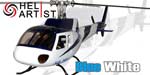 HA450AS3505 HA 450 AS 3505 - AS350 AS 350 Blue White Fiber Glass Fuselage