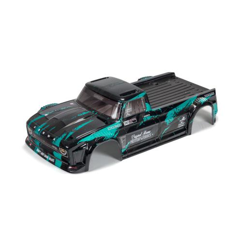 ARA414008 - 1_8 Finished Body. Black_Teal: INFRACTION ARRMA ARA414008 ARA414008 - 1_8 Finished Body. Black_Teal: INFRACTION ARRMA ARA414008