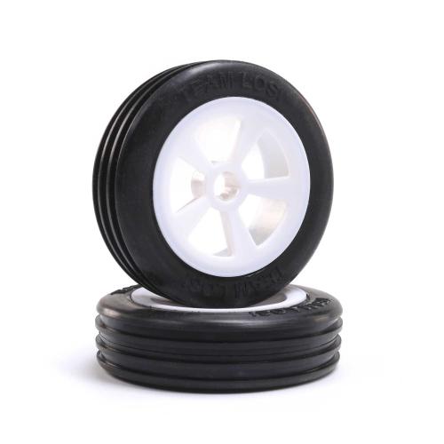 LOS41021 - Rib Front Tires. Mounted. White (2): Mini JRX2 LOSI LOS41021 LOS41021 - Rib Front Tires. Mounted. White (2): Mini JRX2 LOSI LOS41021