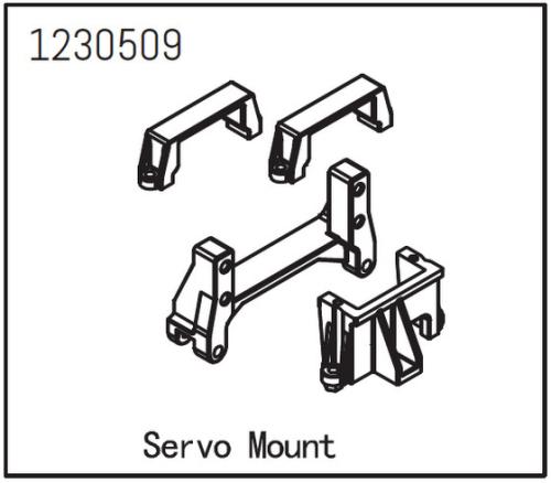 AB-1230509 - Servohalterung Absima AB-1230509