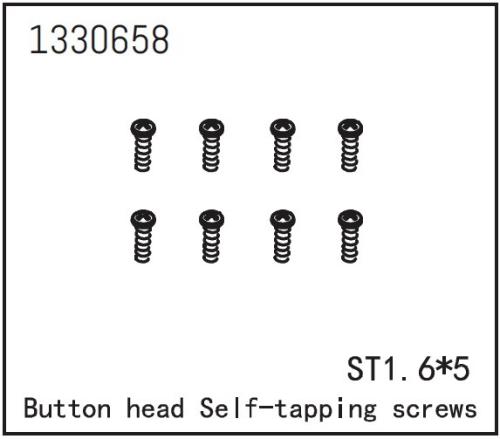 AB-1330658 - Flachkopfschraube selbstschneidend ST1.65 Absima AB-1330658