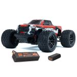 ARA2102T2 - Granite Grom Mega 380 4x4 Monster Truck Rot RTR 1:18 mit Batterie und Ladegeraet