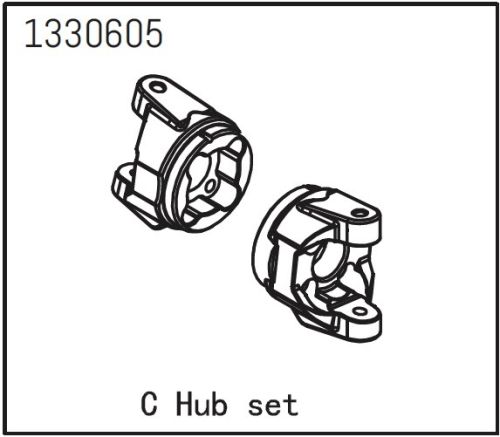 AB-1330605 - Caster Block Set - Yucatan Absima AB-1330605