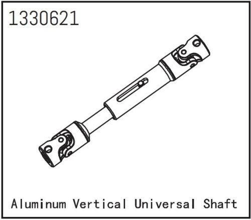 AB-1330621 - Gelenkwelle aus Aluminium vertikal - Yucatan Absima AB-1330621