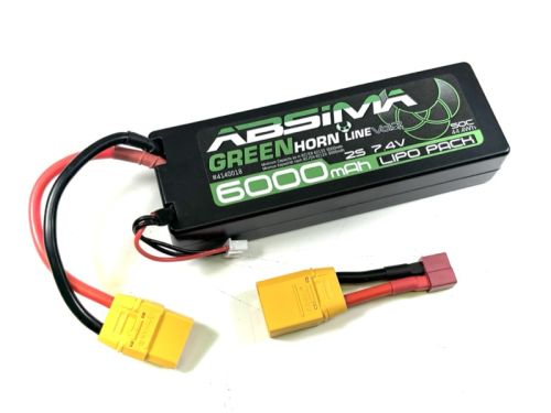 AB-4140018 - Absima Vol.2 LiPo 2S 7.4V-50C 6000 HC (XT90_T-Plug) AB-4140018