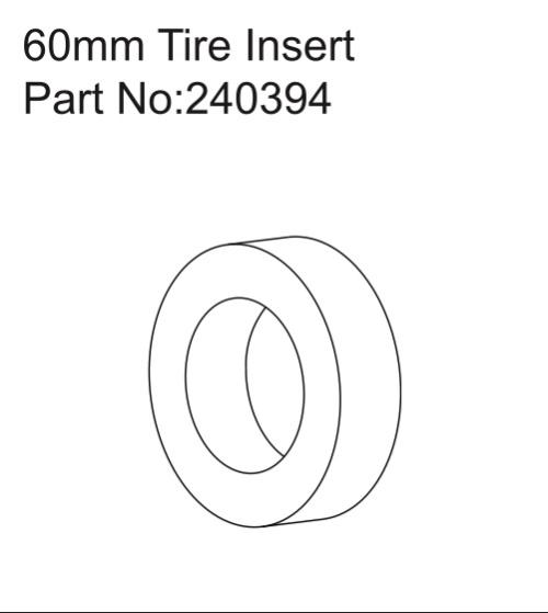 AB-240394 - 1.2 60mm Tire Insert Absima AB-240394