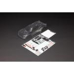 ARA-1554 - 1_10 Clear Body with Decals: VORTEKS 2WD