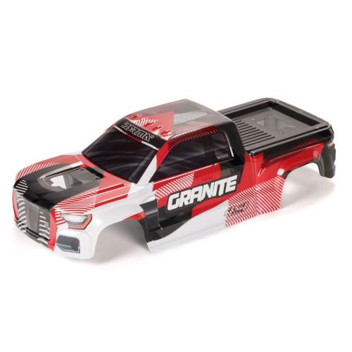 ARA-1622 - GRANITE Clipless Lackiert Abgeklebt Trimmed Body. Rot ARRMA ARA-1622