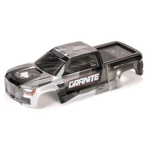 ARA-1623 - GRANITE Clipless Lackiert Abgeklebt Trimmed Body. Gun Metal ARRMA ARA-1623