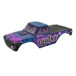 ARA-2873 - QUAKE Painted Decaled Trimmed Body Set. Purple