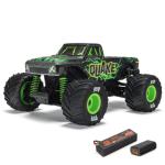 ARA2137T2 - 1_16 QUAKE GROM 4X4 RTR Brushed Monster Truck. Green
