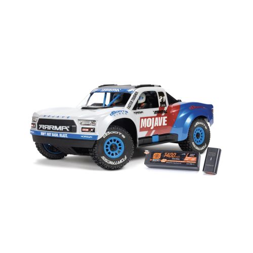 ARA2304ST2 - MOJAVE GROM 223S BLX Brushless 4X4 Small Scale Desert Truck. White ARRMA ARA2304ST2