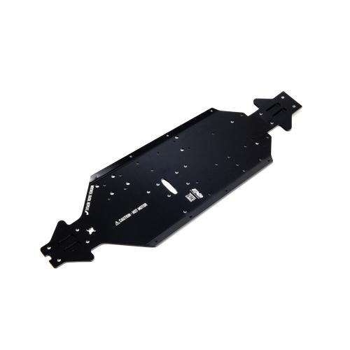 ARA320572 - Aluminum Chassis CNC 7075 T6 SWB Black: EXB ARRMA ARA320572