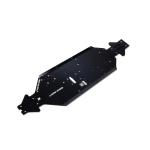 ARA320572 - Aluminum Chassis CNC 7075 T6 SWB Black: EXB