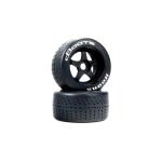 ARA550073 - dBoots Hoons 53_107 2.9 Pre-Mounted Belted Tires. White. 17mm Hex. 5-Spoke (2)
