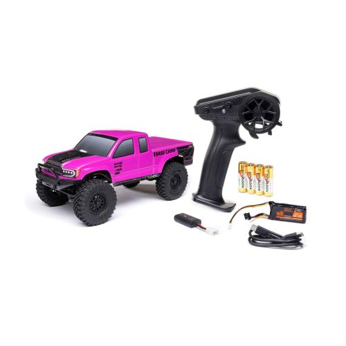 AXI-1219T3 - 1_24 SCX24 Base Camp 4x4 Rock Crawler Brushed RTR - Pink Axial AXI-1219T3