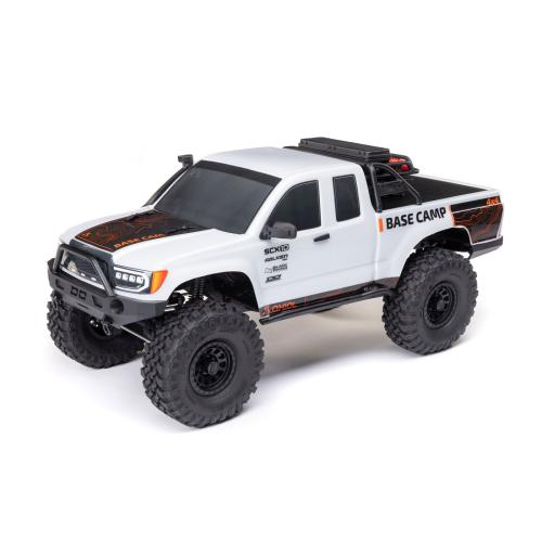 AXI-1375T1 - 1_10 SCX10 III Base Camp 4X4 Rock Crawler Brushed RTR. White Axial AXI-1375T1