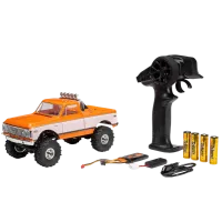 AXI-3408T2 - SCX24 1967-1972 Chevrolet C10 4WD Truck RTR. orange 1:24