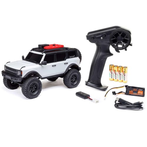 AXI00006V2T4 - 1_24 SCX24 Ford Bronco 4X4 RTR Brushed Rock Crawler. weiSz Axial AXI00006V2T4