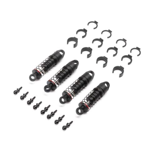 AXI203002 - Oil Shock Set 6mm. (.213 LBS_IN Red): SCX24 (4) Axial AXI203002