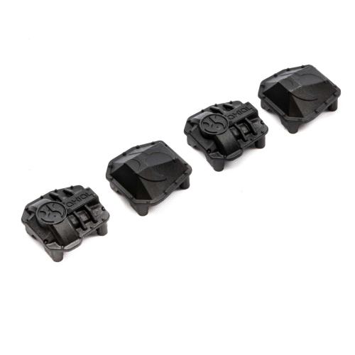 AXI232044 - AR45P AR45 Differential Covers. Black: SCX10 III Axial AXI232044