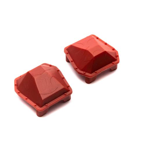AXI252002 - SCX6: AR90 Diff Cover Axle Housing Red (2) Axial AXI252002