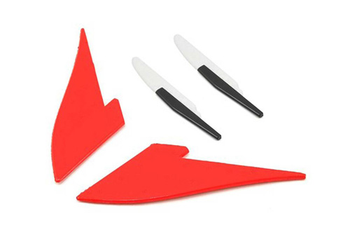 BLH03207 - Seitenleitwerk Set - UM F-27 FPV Blade BLH03207