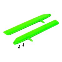 BLH3715GR - Hauptrotorblaetter Fast Flight gruen - 130 X