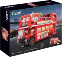 C59008W - CaDA London Vintage Tour Bus (1770 Teile)