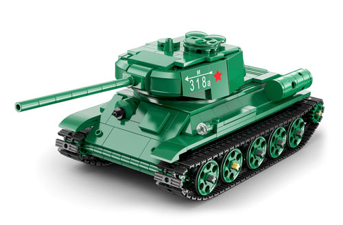 C61072W - T-34 Medium Tank (722 Teile) CaDA C61072W