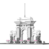 C66001W - CaDA Old Gate of Tsinghua University (649 Teile)