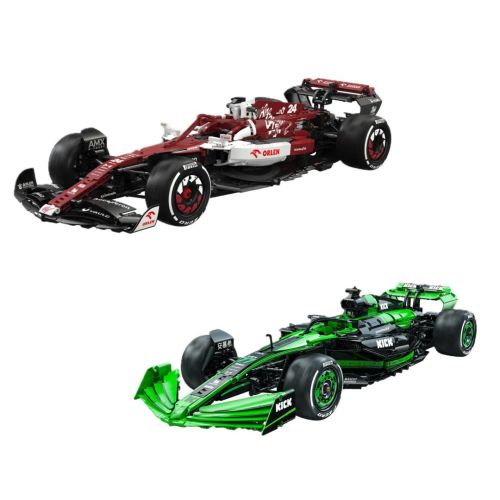 CADASET003 - Alfa Romeo Racing (1868 Teile) + KlCK Sauber C44 (2553 Teilen) CaDA CADASET003