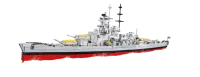COBI-4835 - Schlachtschiff Gneisenau (2417 Teile) (World War II)