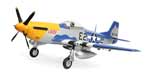EFL01250 - P-51D Mustang 1.5m (AS3X_SAFE Select) - BNF Basic
