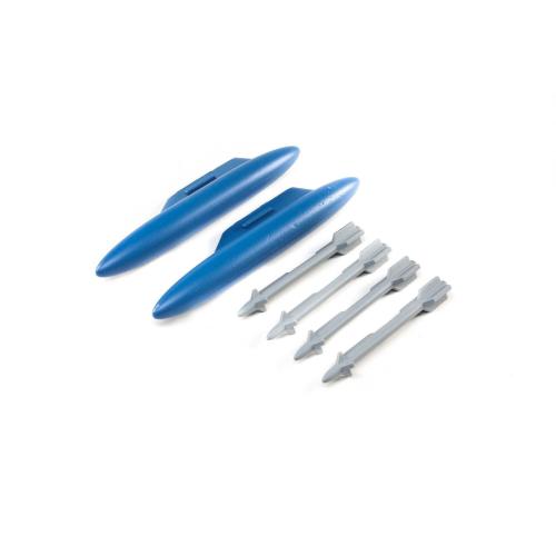 EFL9782 - Dummy Ordnance Set: F-15 Eagle 64mm EDF E-flite EFL9782