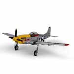 EFLU7350 - UMX P-51D Mustang &8220;Detroit Miss&8221; BNF Basic with AS3X and SAFE Select
