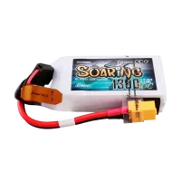 GEA133S30X6GT - Gens ace G-Tech Soaring 1300mAh 11.1V 30C 3S1P Lipo Battery Pack with XT60 Plug
