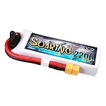 GEA223S30X6GT - Gens ace G-Tech Soaring 2200mAh 11.1V 30C 3S1P Lipo Battery Pack with XT60 Plug