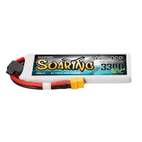GEA332S30X6GT - Gens ace Soaring 3300mAh 2S 30C 7.4V G-Tech Lipo