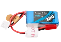 GEA3002S45JST - Gens ace 300 mAh 7.4 V 2S1P 45C Lipo-Akkupack