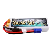 GEA404S30E5GT - Gens ace G-Tech Soaring 4000mAh 14.8V 30C 4S1P Lipo Battery Pack with EC5 plug