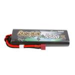GEA552S60D20GT - Gens ace 5500mAh 7.6V 2S1P 60C HV Lipo Battery Hardcase with T Plug