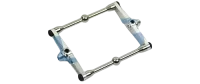 H25006AF - Hauptrotorsteuerbruecke Set Metall. Silber