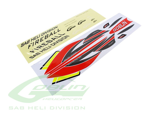 HA064-S - Fireball Sticker - Fireball SAB HA064-S