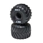 LOS-2060 - MT Tires. Black Beadlock. Premounted : Mini LMT