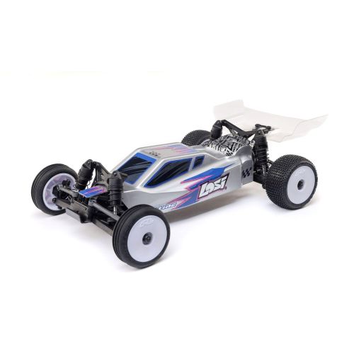 LOS00007T2 - 1_24 Micro-B 2WD Buggy RTR Silber LOSI LOS00007T2