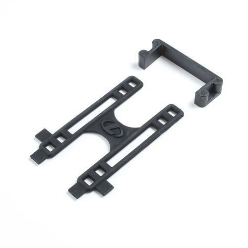 LOS231075 - Battery Mount Set. Aluminum Chassis: 22S LOSI LOS231075